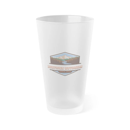 Hogtown Outdoors - Frosted Pint Glass Printify