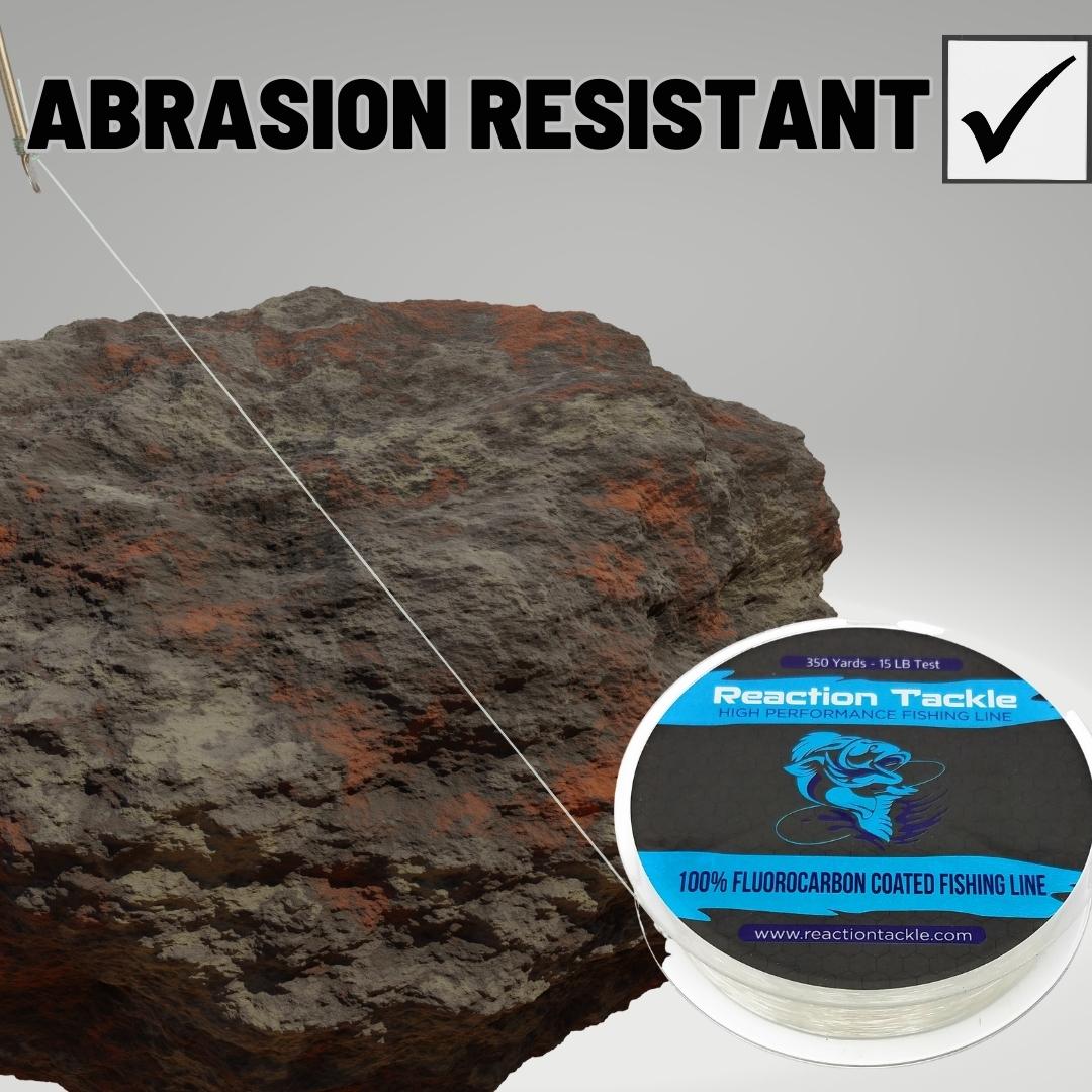 Reaction Tackle Fluorocarbon Coated Fishing Line Reaction Tackle