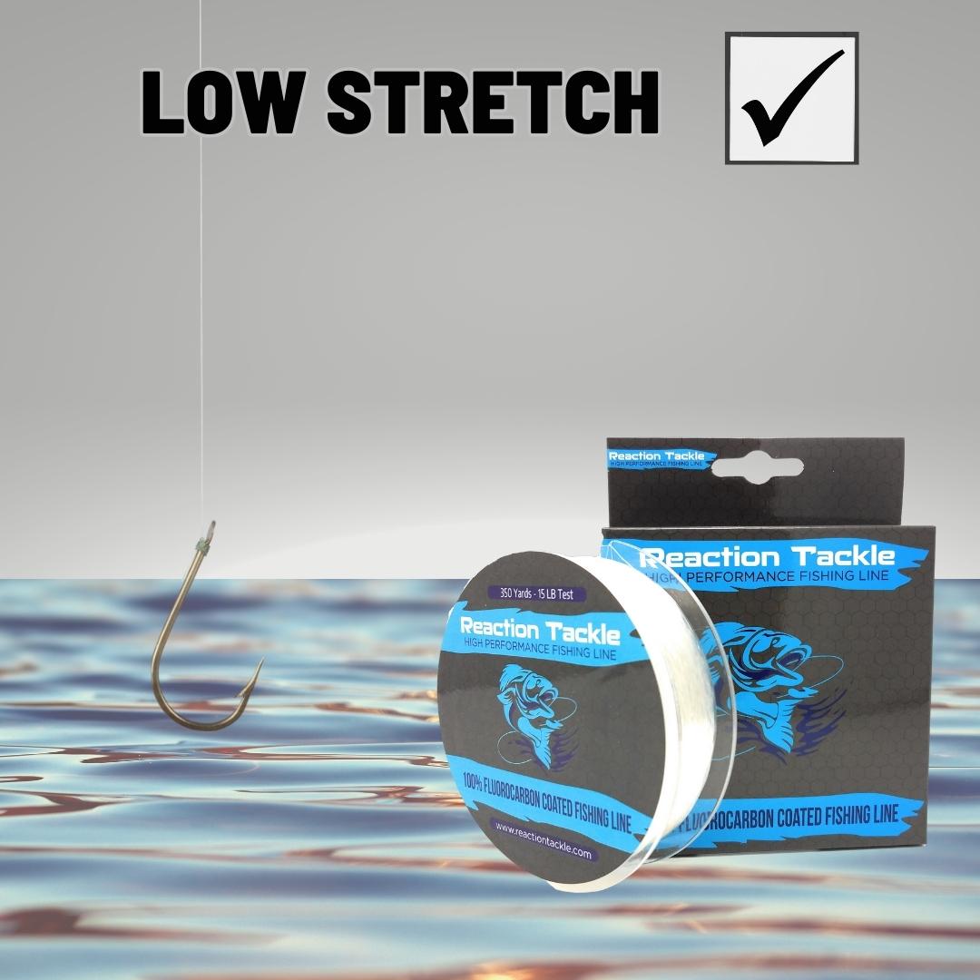 Reaction Tackle Fluorocarbon Coated Fishing Line Reaction Tackle