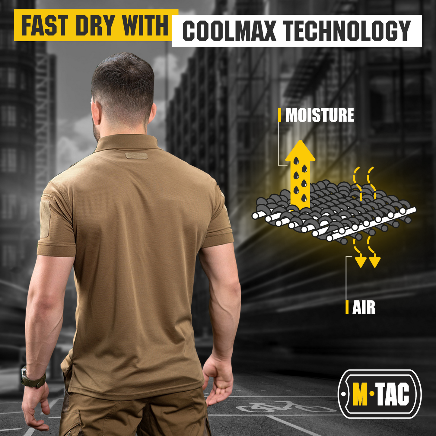 M-Tac Polo Elite Tactical Coolmax M-TAC