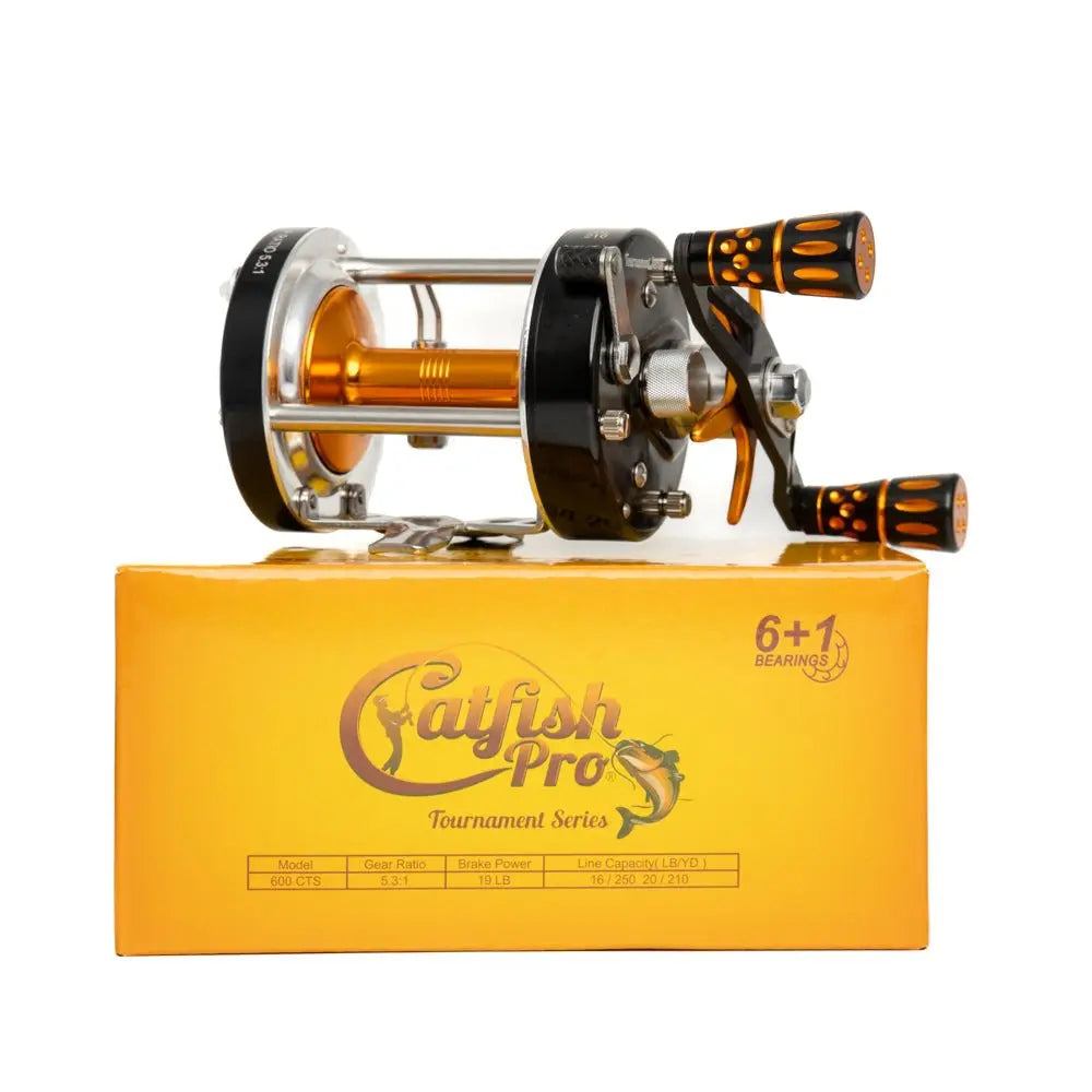 600CTS Round Baitcaster Reel Catfish Pro