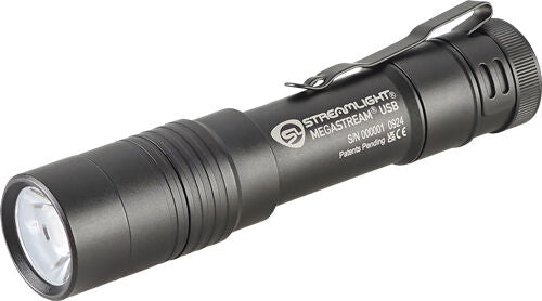 Streamlight Megastream USB Rechargeable LED Flashlight - High-Lumen Tactical Light