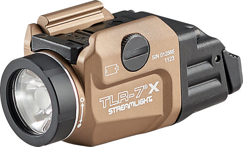 Streamlight TLR-7X USB 500 Lumen Compact Weapon Light - FDE