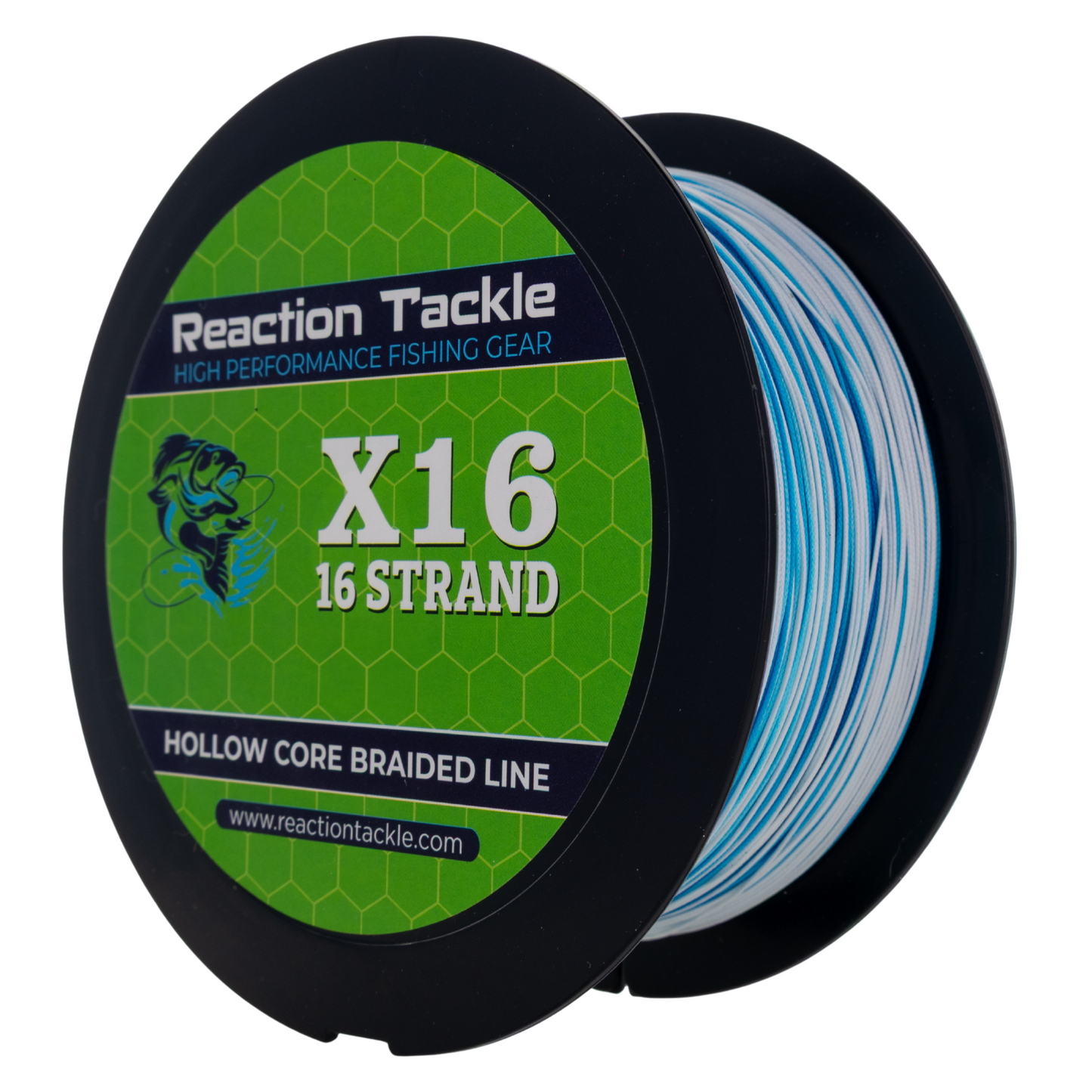 Reaction Tackle Hollow Core - 16 Strand Braided Fishing Line Reaction Tackle