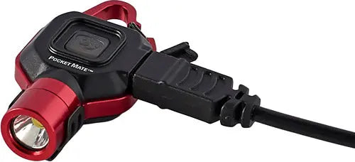 STREAMLIGHT POCKET MATE USB EDC LIGHT W/POCKET CLIP RED Streamlight