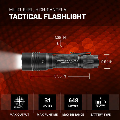 Streamlight Pro-Tac HP-X USB Rechargeable Tactical Flashlight