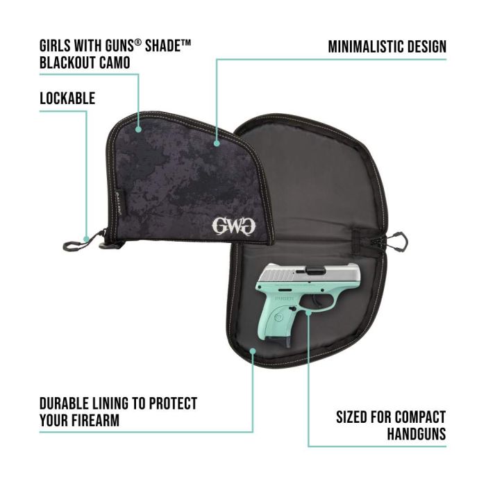 Midnight Handgun Case Girls with Guns Clothing
