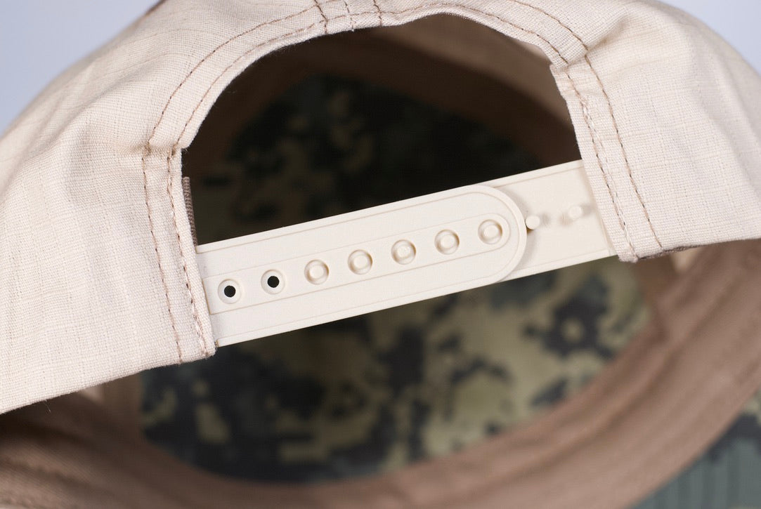 NRA® Tan Patch Cap with Digital Camo Backer