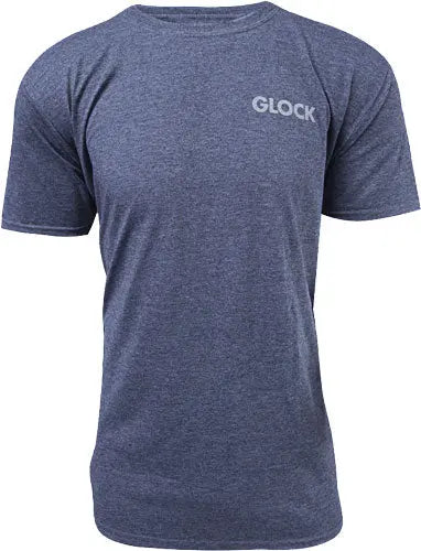 GLOCK OEM HEATHERED NAVY PISTOL FLAG T-SHIRT X-LARGE Glock