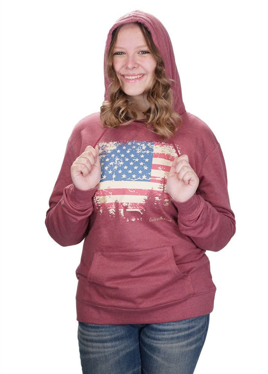 American Country Hoodie Girls with Guns Clothing