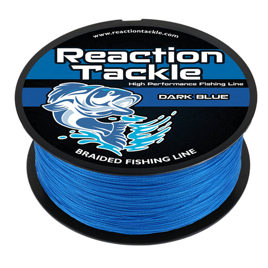 Reaction Tackle Braided Fishing Line - Dark Blue Reaction Tackle