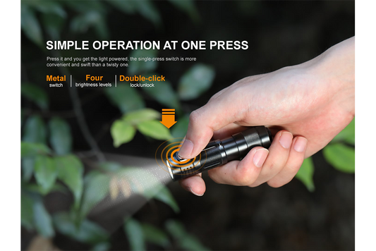 Fenix E09R Rechargeable High-Output Flashlight - 600 Lumens