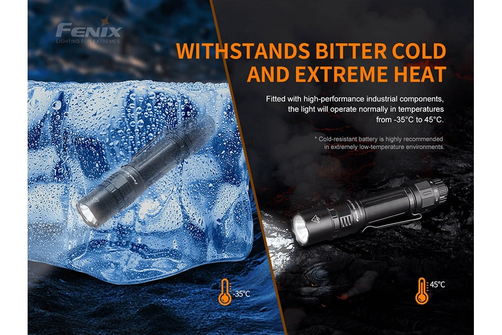 Fenix PD36 TAC Tactical Flashlight - 3000 Lumens Fenix Store