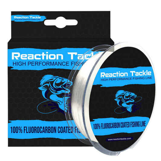 Reaction Tackle Fluorocarbon Coated Fishing Line Reaction Tackle