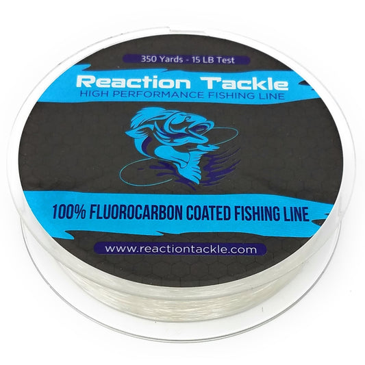 Reaction Tackle Fluorocarbon Coated Fishing Line Reaction Tackle