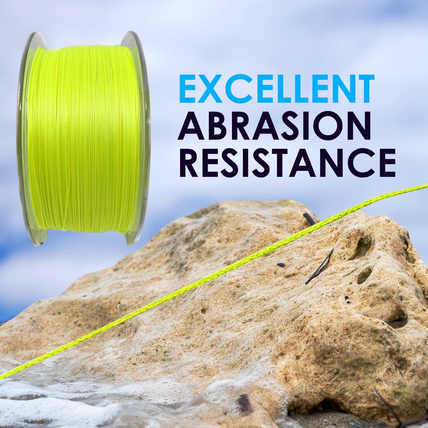 Reaction Tackle Hollow Core - 16 Strand Braided Fishing Line Reaction Tackle