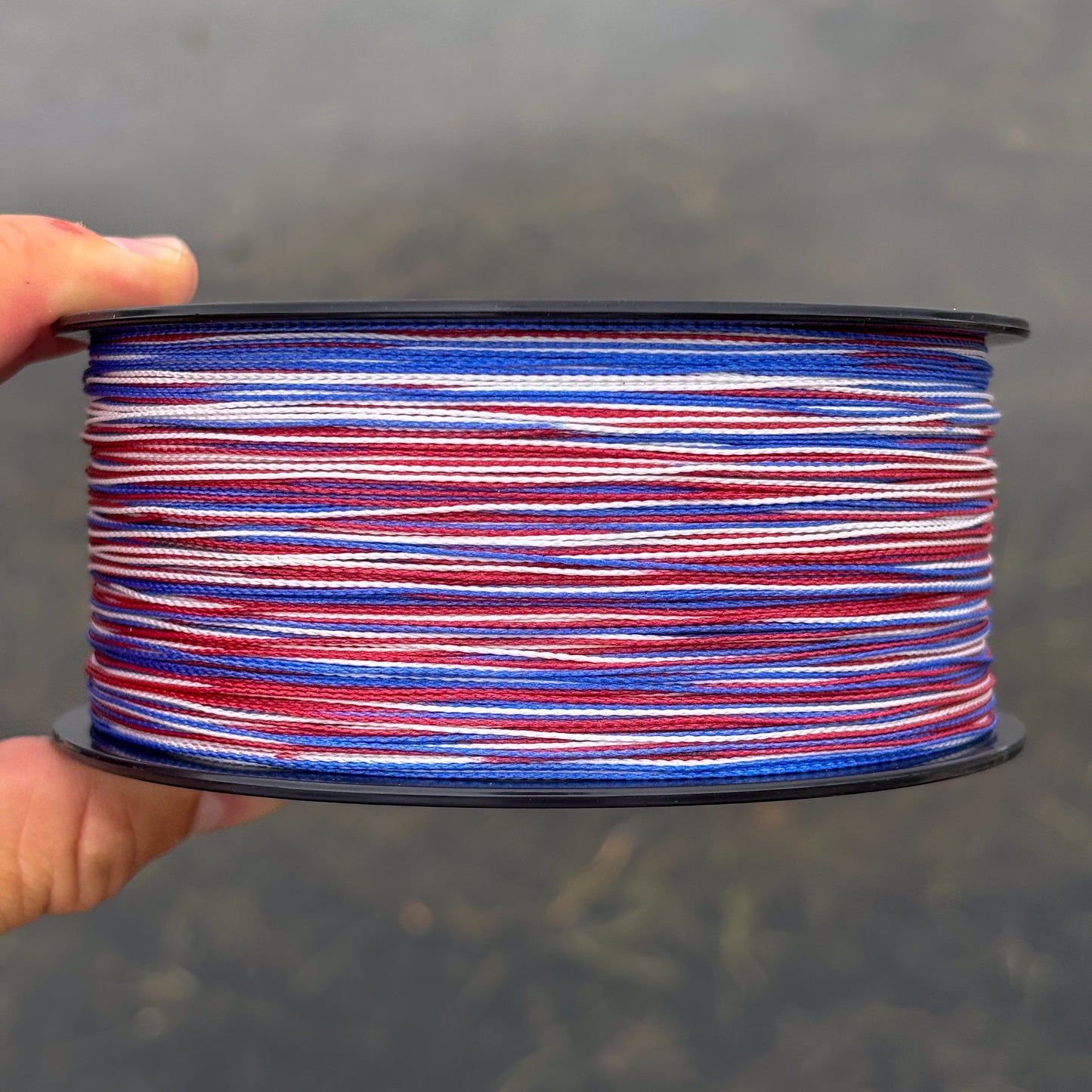 Reaction Tackle Braided Fishing Line - USA Camo Reaction Tackle