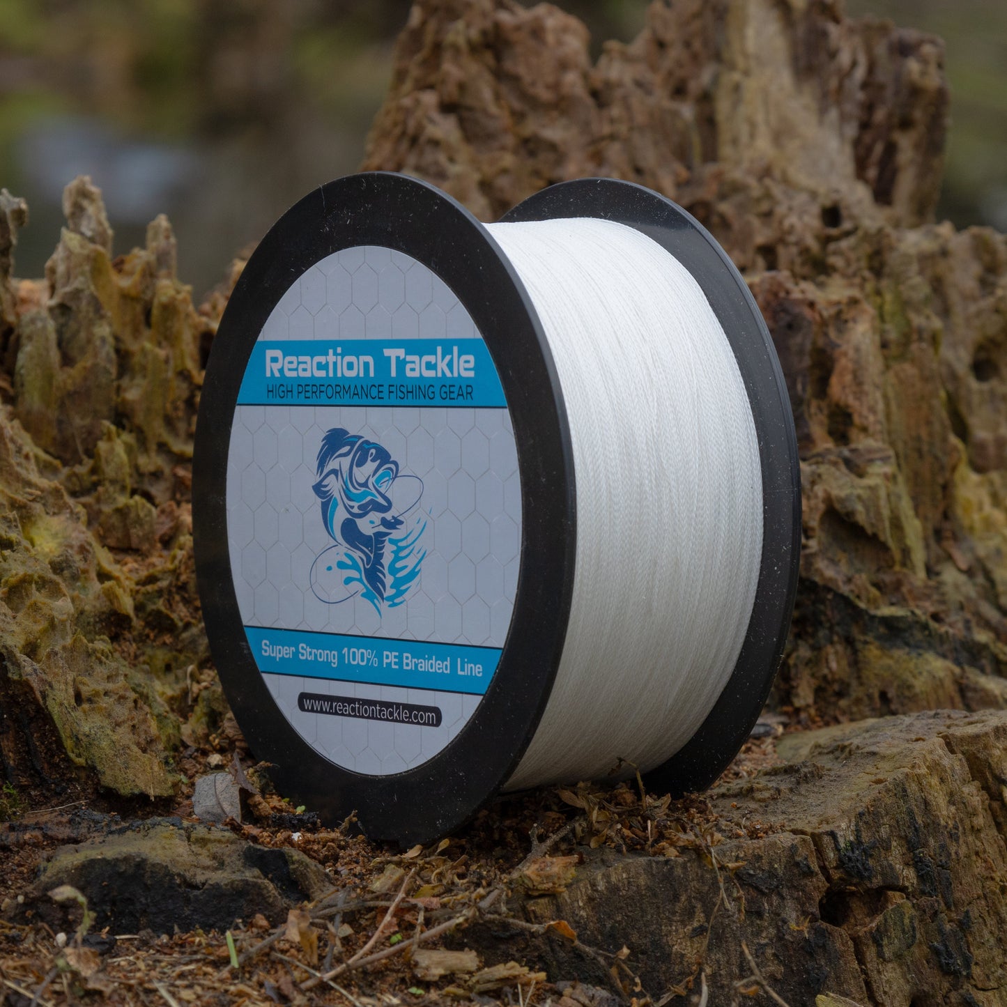 Reaction Tackle Braided Fishing Line - White Reaction Tackle