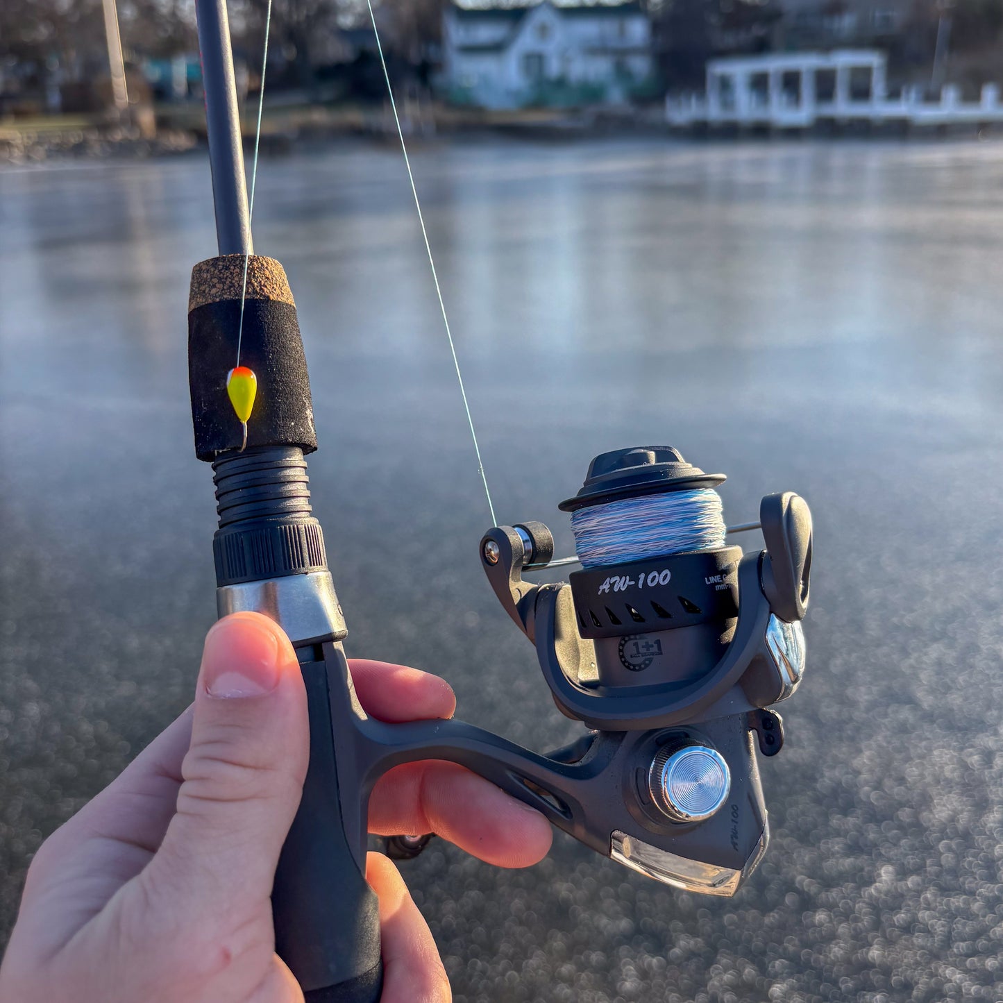 Reaction Tackle Ice Fishing Braided line - 8 Strand Reaction Tackle