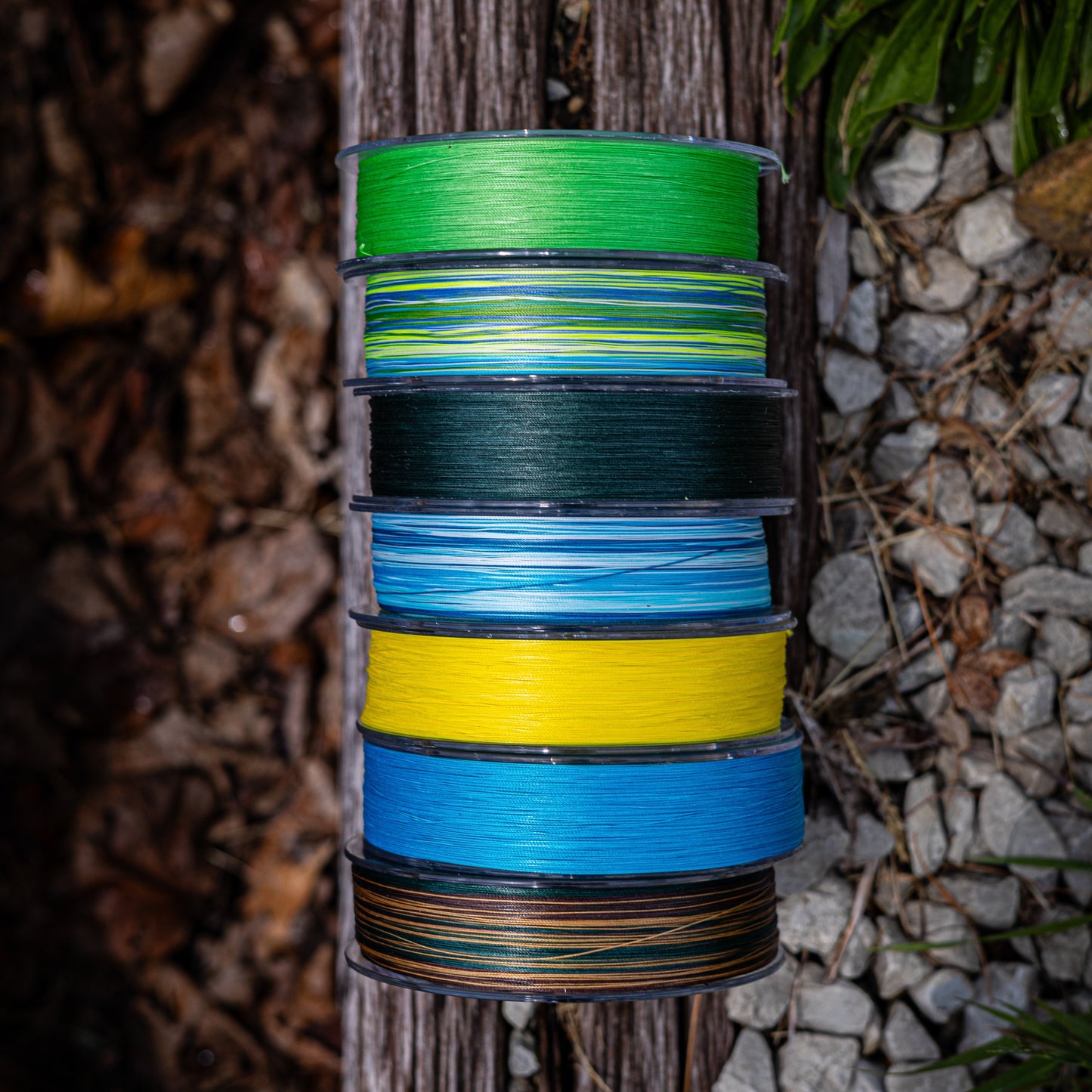 Reaction Tackle X8 Braided Fishing Line - Blue Camo 8 Strand Reaction Tackle