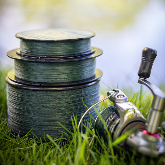 Reaction Tackle Braided Fishing Line - Moss Green Reaction Tackle
