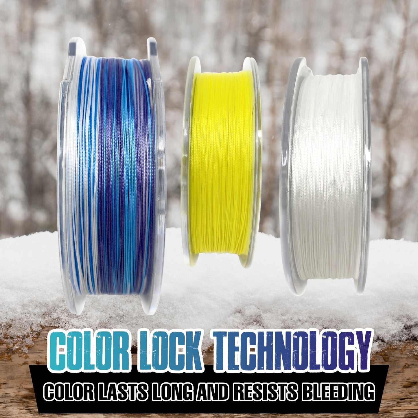 Reaction Tackle Ice Fishing Braided line - 8 Strand Reaction Tackle