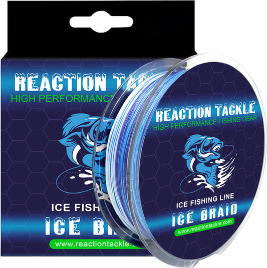 Reaction Tackle Ice Fishing Braided line - 8 Strand Reaction Tackle