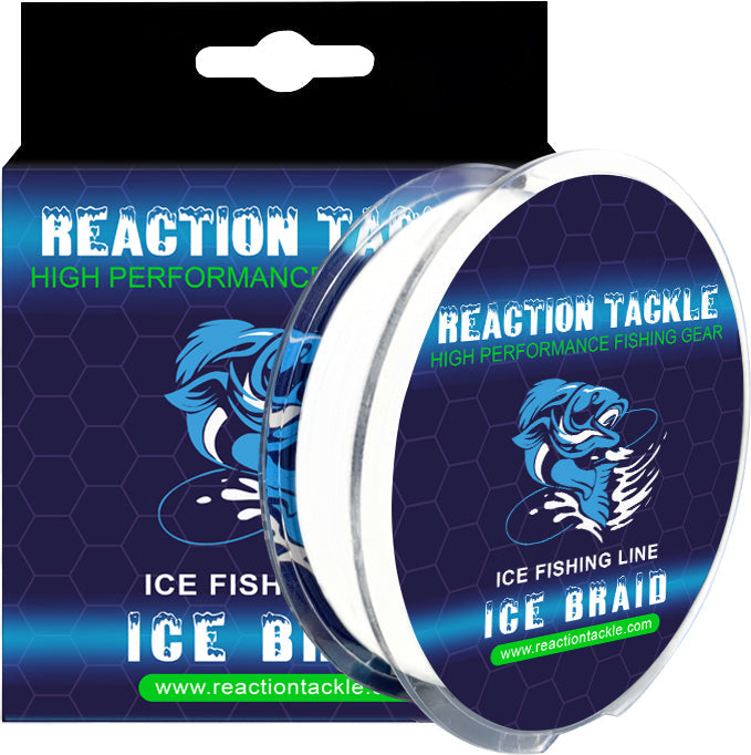 Reaction Tackle Ice Fishing Braided line - 8 Strand Reaction Tackle