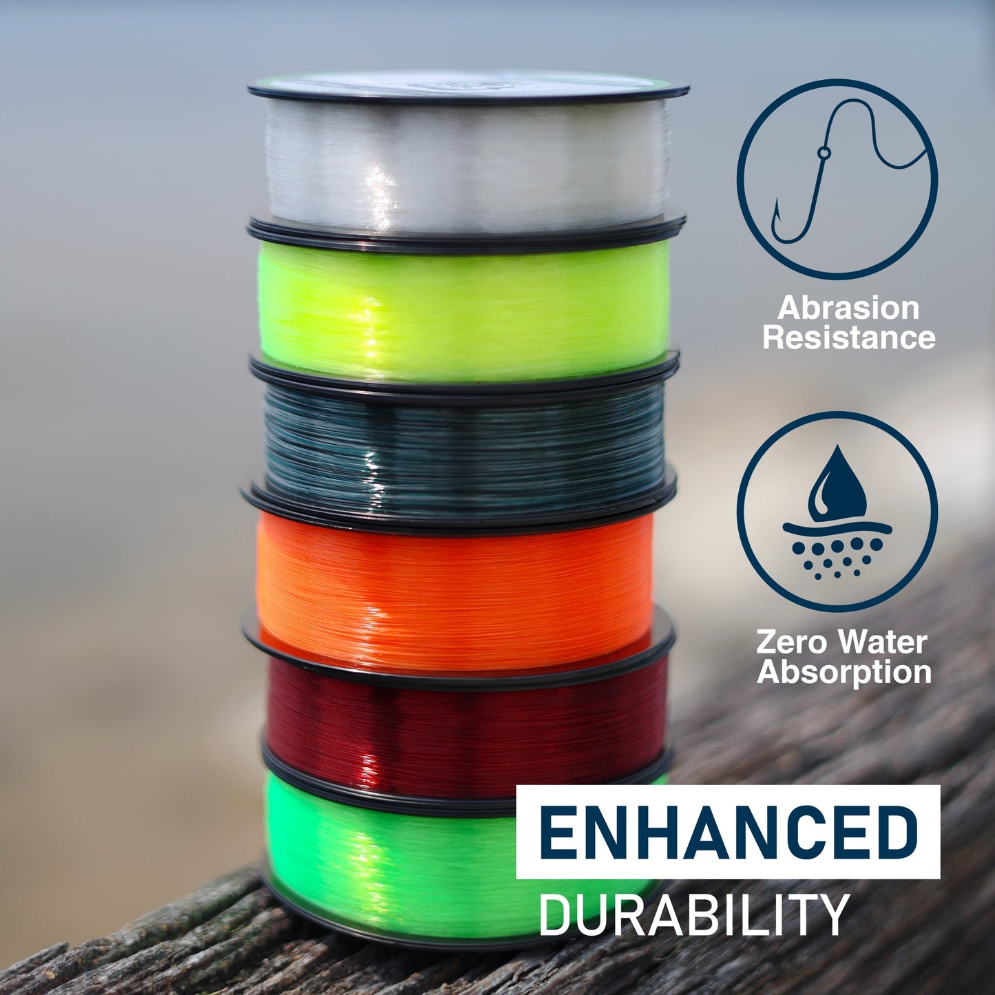 Reaction Tackle Nylon Monofilament Fishing Line Reaction Tackle