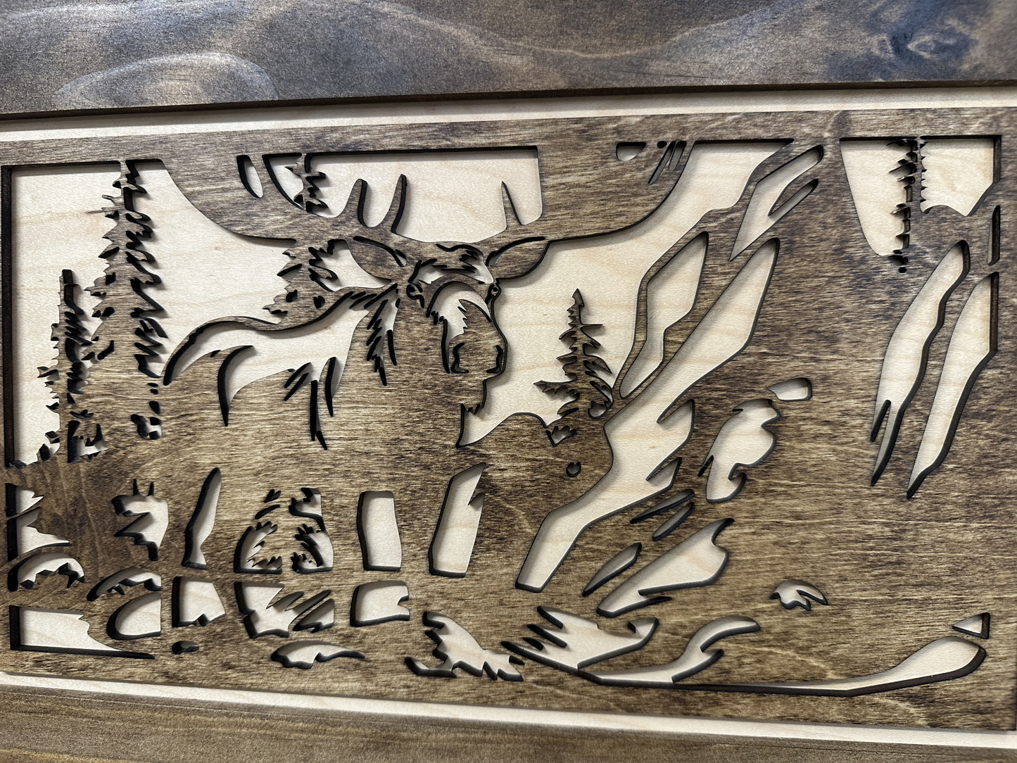 Concealed Moose Wall-Mounted Gun Cabinet – Secure Hidden Storage for Firearms Bellewood Designs