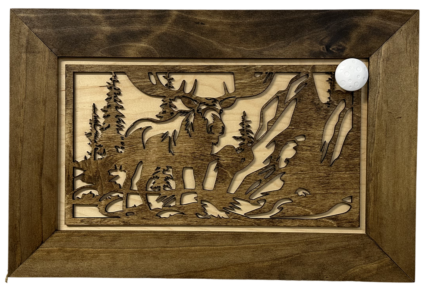 Concealed Moose Wall-Mounted Gun Cabinet – Secure Hidden Storage for Firearms Bellewood Designs