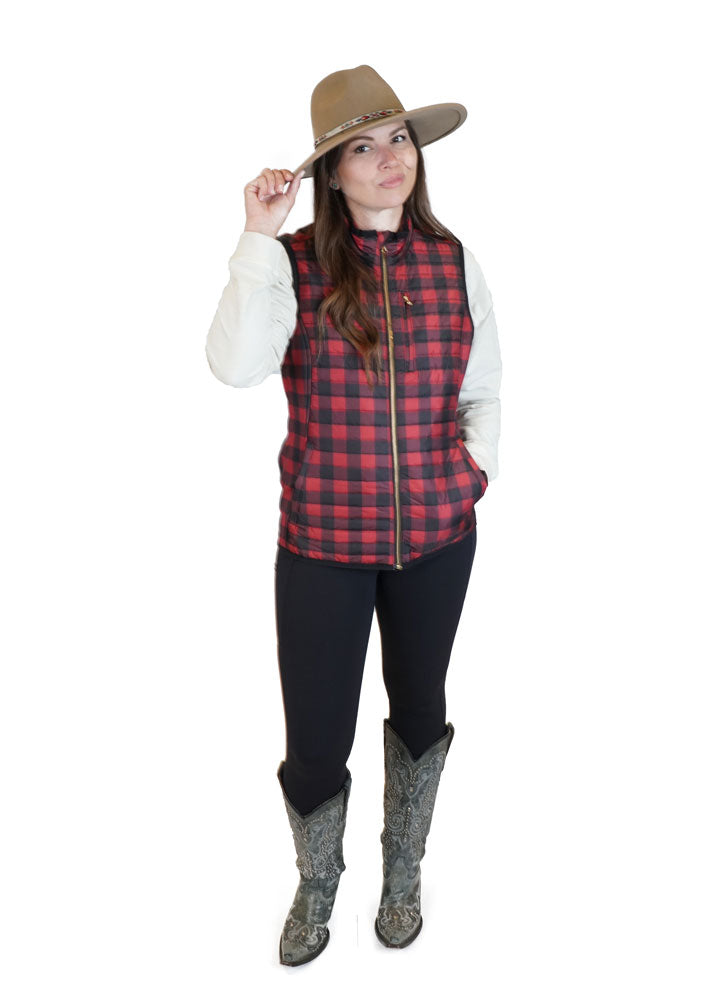 Primitive Puffer Vest Girls with Guns Clothing