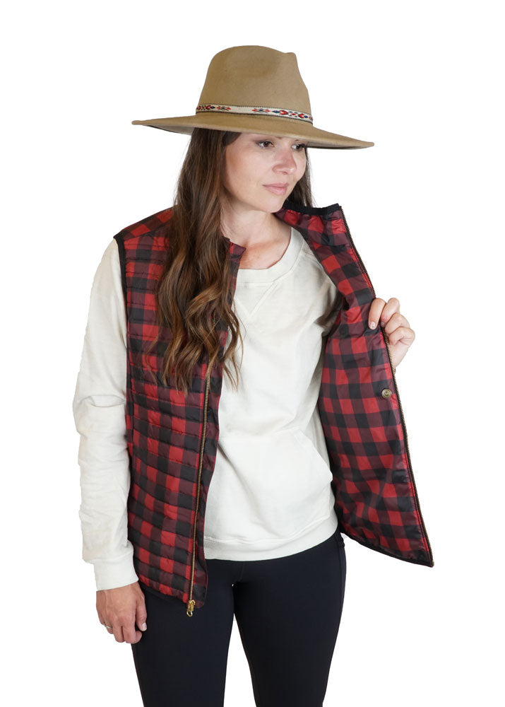 Primitive Puffer Vest Girls with Guns Clothing