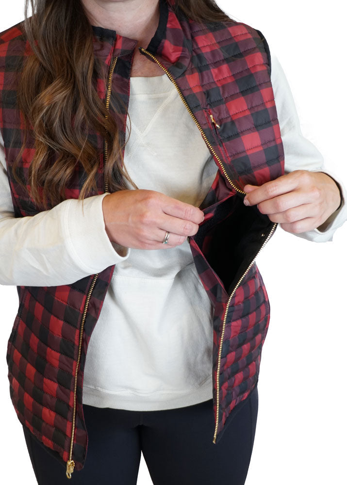 Primitive Puffer Vest Girls with Guns Clothing