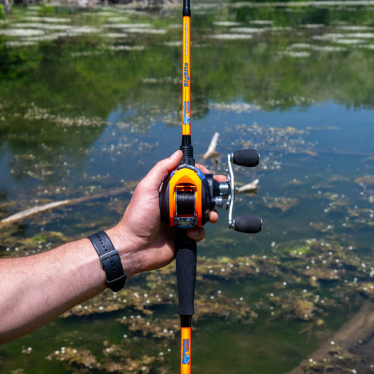 Reaction Tackle Fishing Rod and Baitcasting Reel Combo - Big Bite - NEW Reaction Tackle