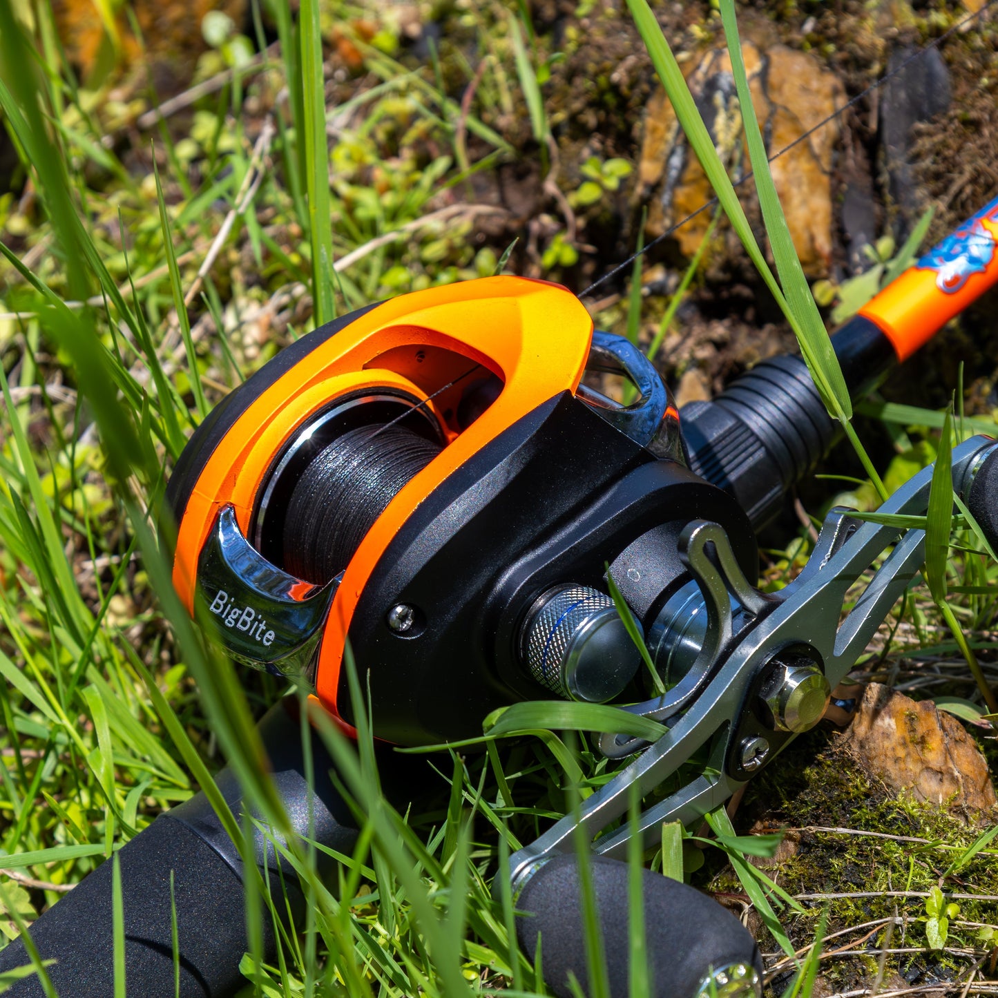 Reaction Tackle Fishing Rod and Baitcasting Reel Combo - Big Bite - NEW Reaction Tackle