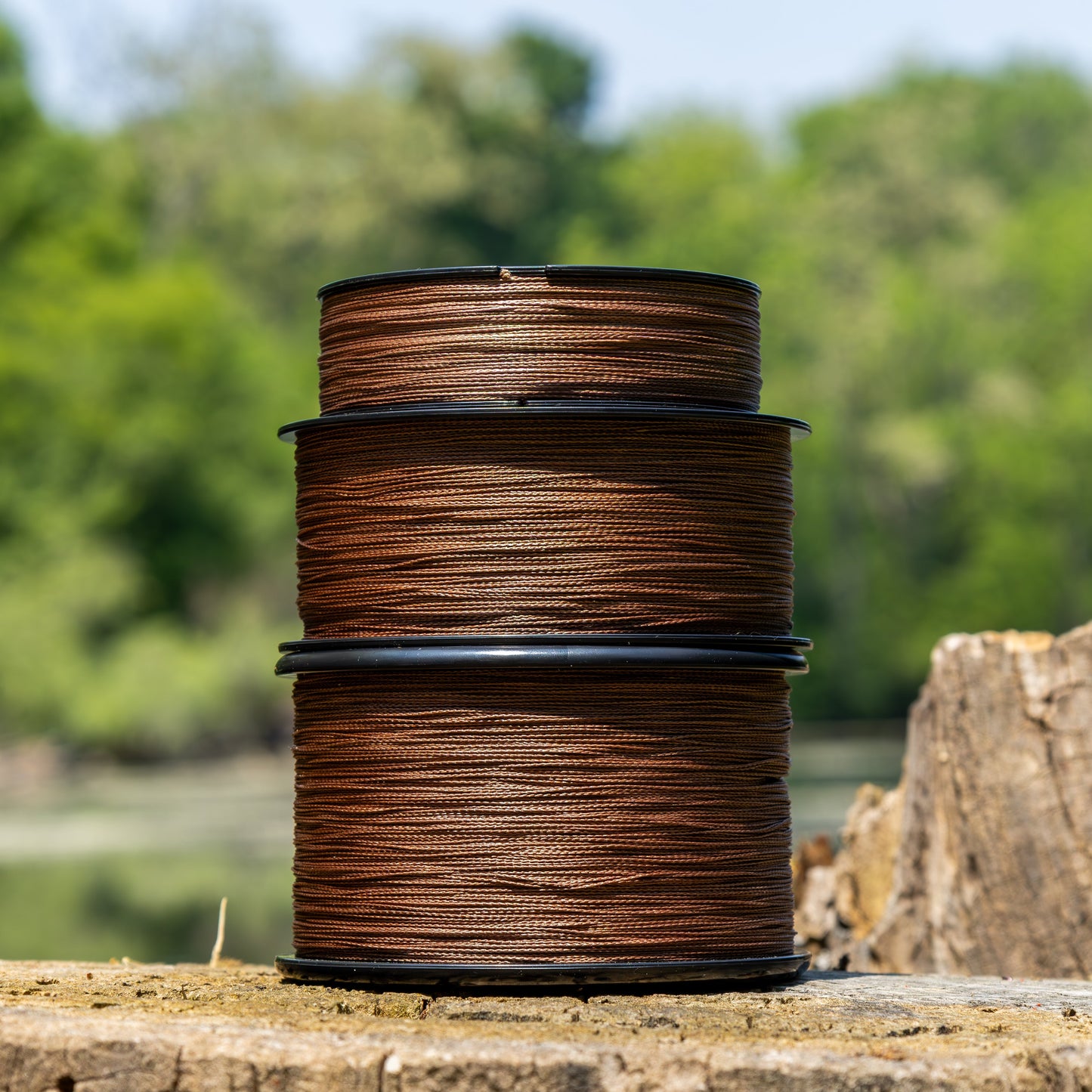 Reaction Tackle Braided Fishing Line - Timber Brown - NEW Reaction Tackle