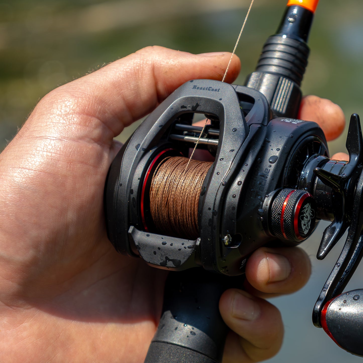 Reaction Tackle Braided Fishing Line - Timber Brown - NEW Reaction Tackle