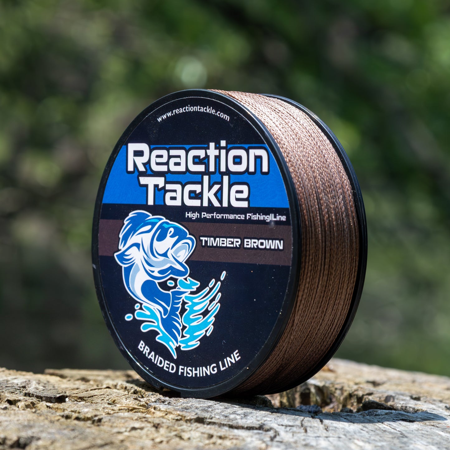 Reaction Tackle Braided Fishing Line - Timber Brown - NEW Reaction Tackle