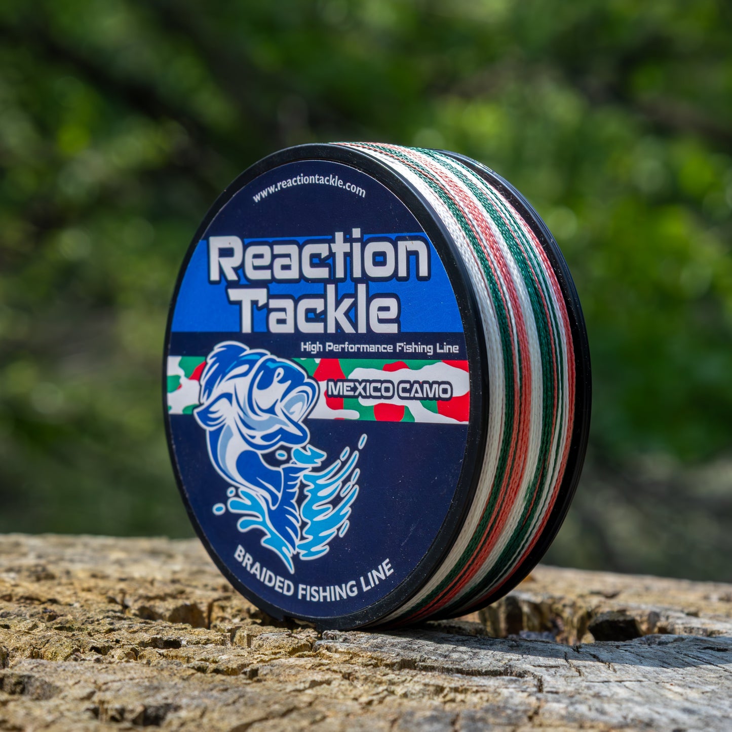 Reaction Tackle Braided Fishing Line - Mexico Camo - NEW Reaction Tackle