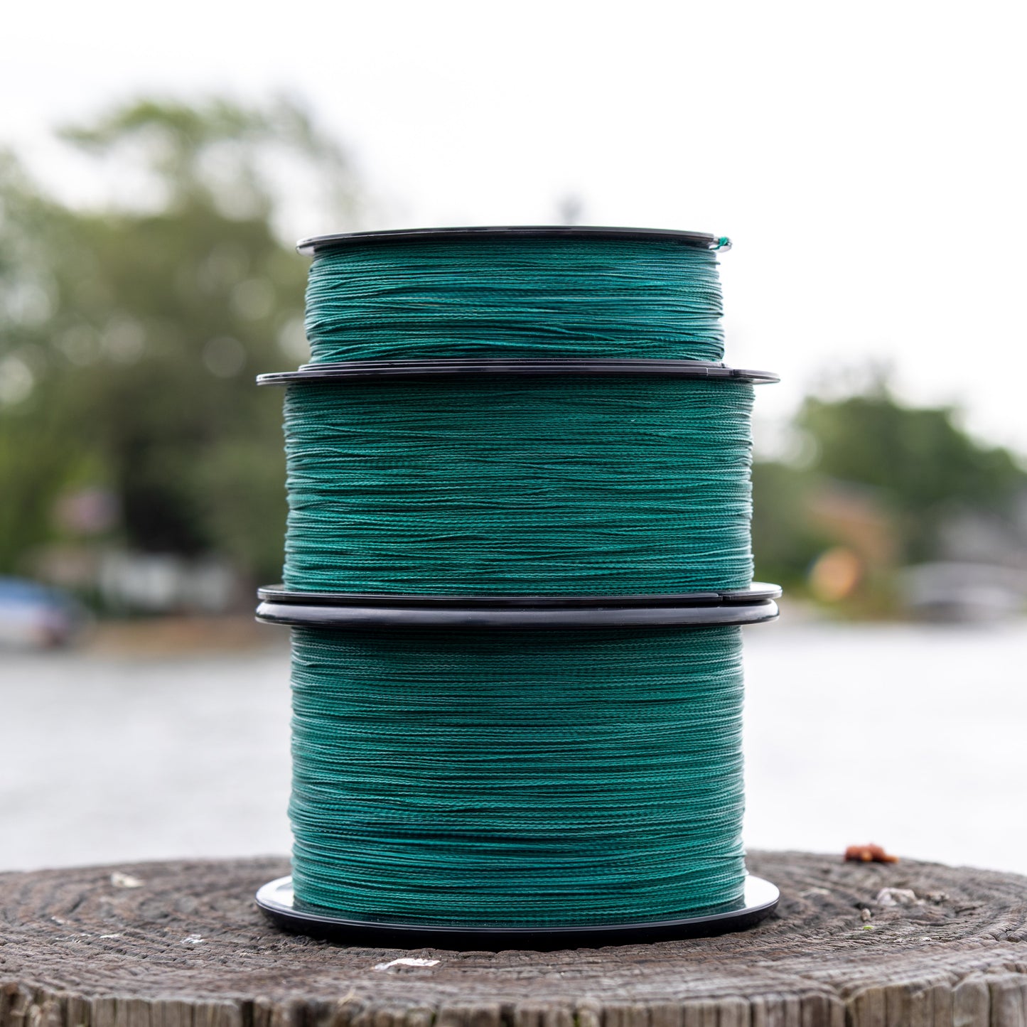 Reaction Tackle Braided Fishing Line - NO FADE Moss Green - NEW Reaction Tackle