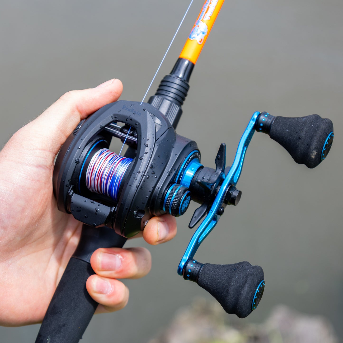 Reaction Tackle Baitcasting Fishing Reel – ProSpin Edition - 6.8:1 Gear Ratio - NEW Reaction Tackle