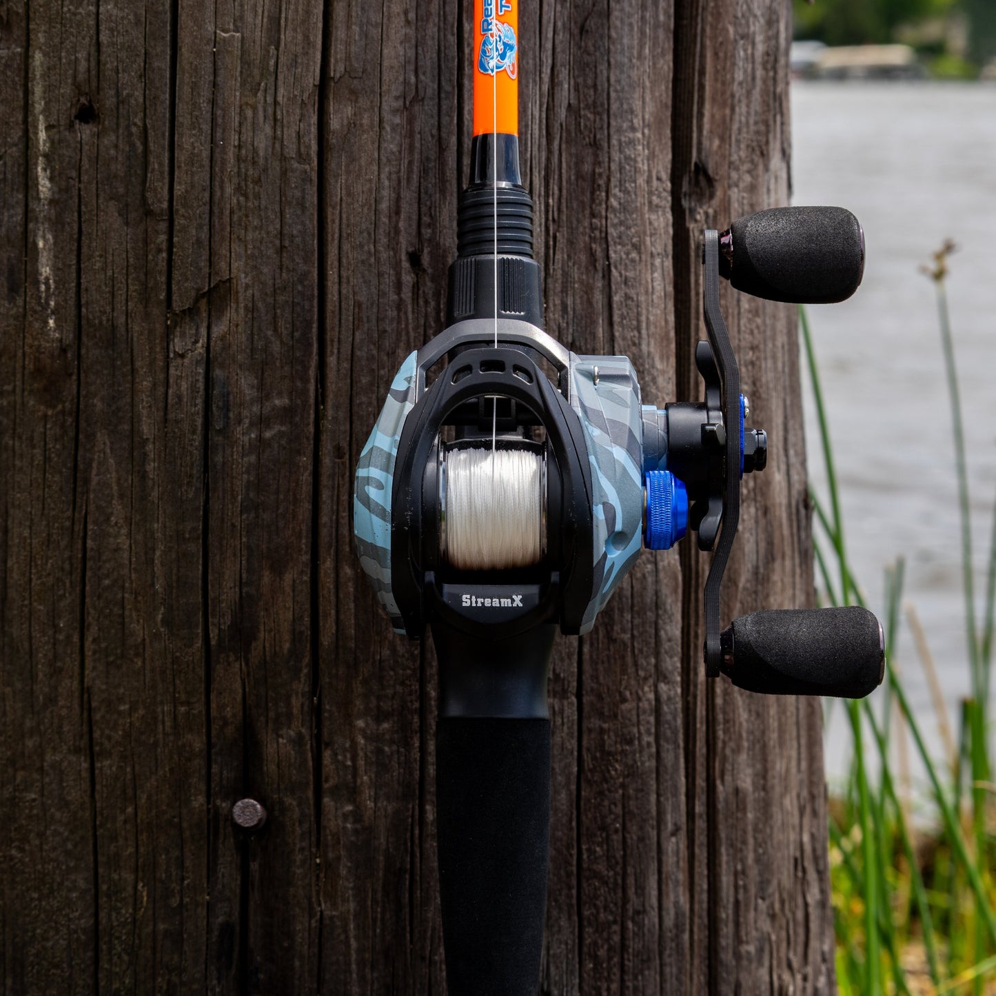 Reaction Tackle Baitcasting Fishing Reel- StreamX Edition- 7.5:1 gear ratio - NEW Reaction Tackle