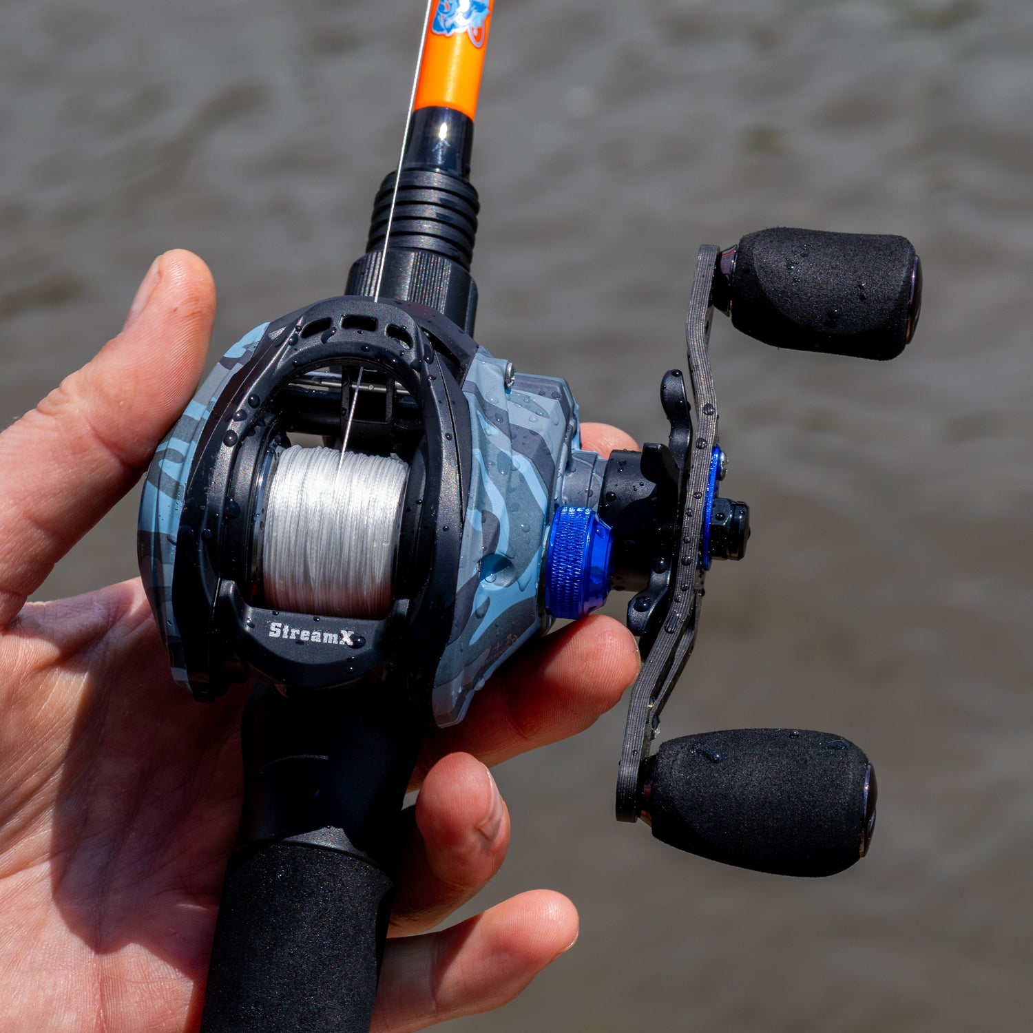 Reaction Tackle Baitcasting Fishing Reel- StreamX Edition- 7.5:1 gear ratio - NEW Reaction Tackle