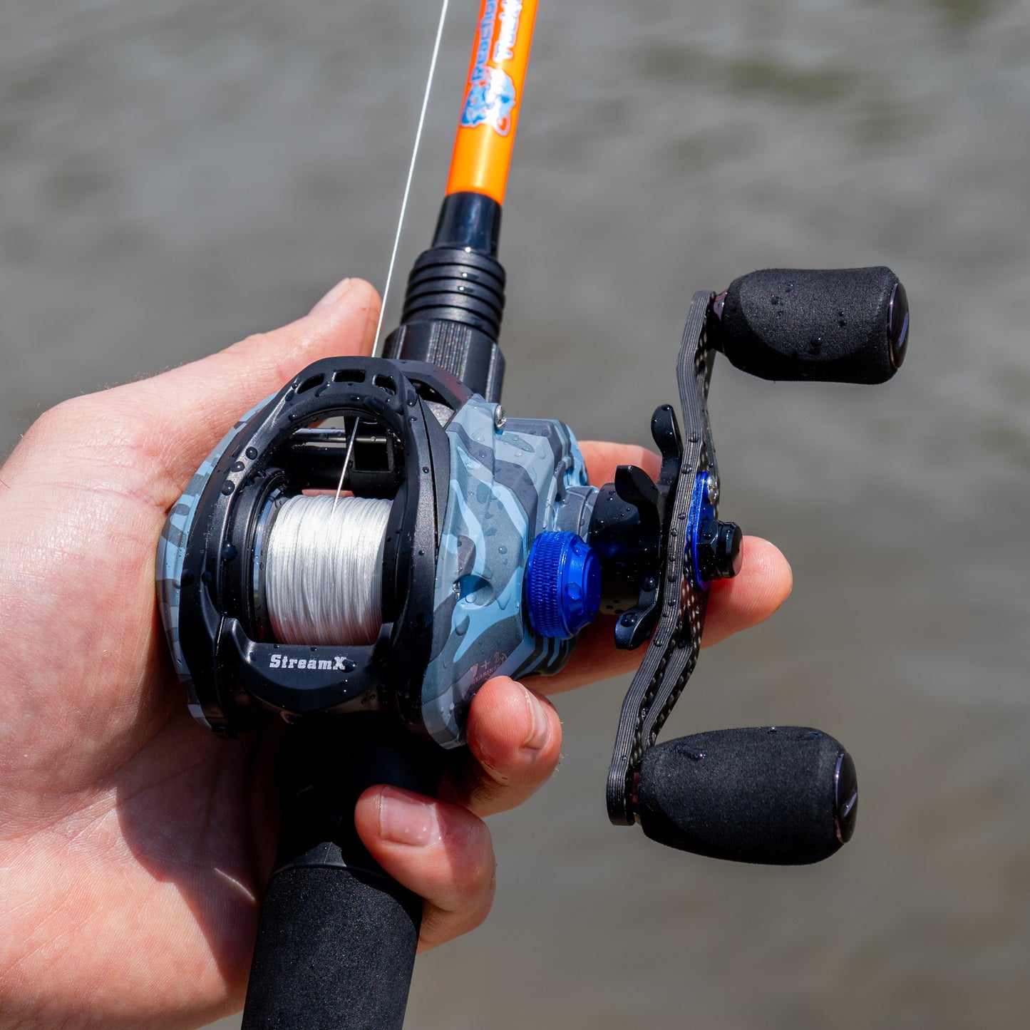 Reaction Tackle Baitcasting Fishing Reel- StreamX Edition- 7.5:1 gear ratio - NEW Reaction Tackle