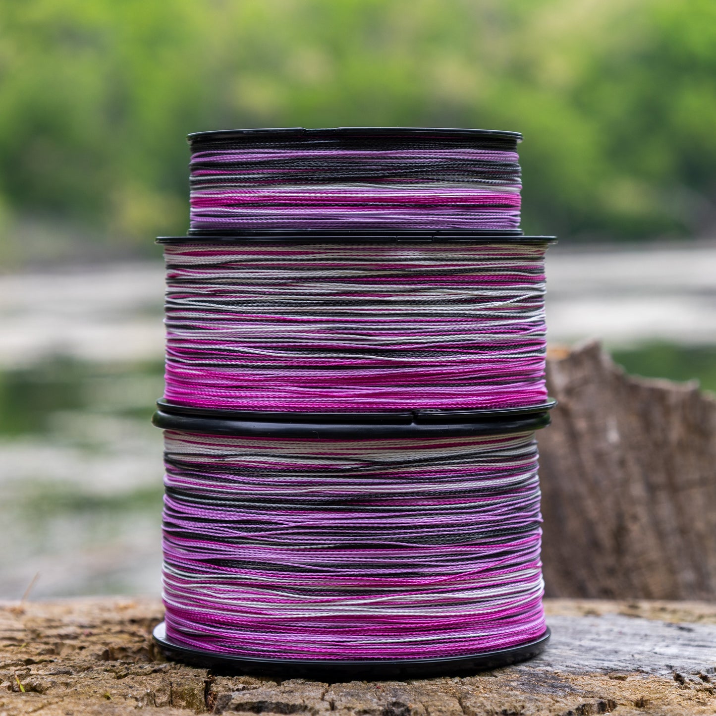 Reaction Tackle Braided Fishing Line - Pink Camo - NEW Reaction Tackle