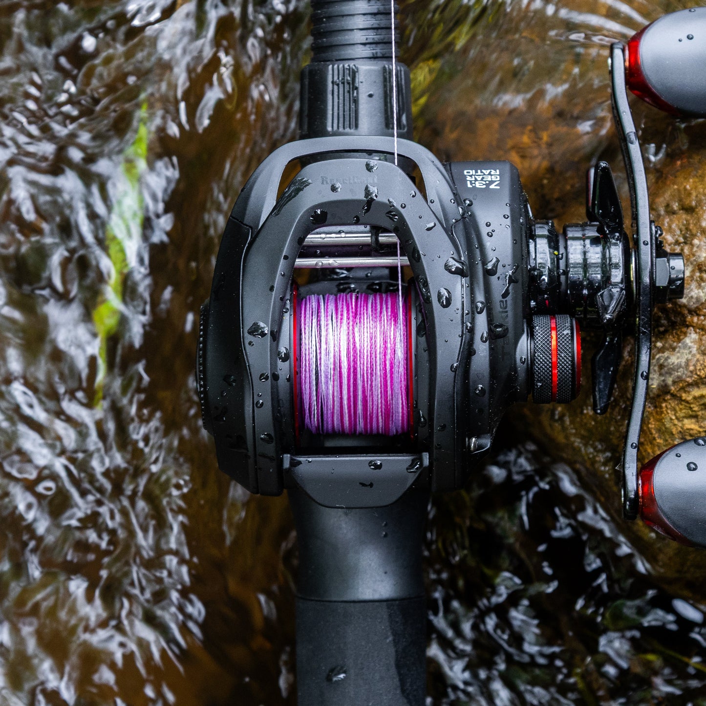 Reaction Tackle Braided Fishing Line - Pink Camo - NEW Reaction Tackle