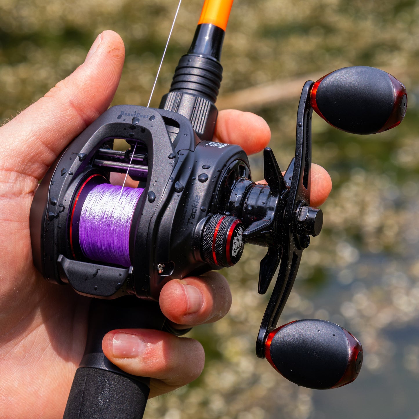 Reaction Tackle Braided Fishing Line - Purple - NEW Reaction Tackle