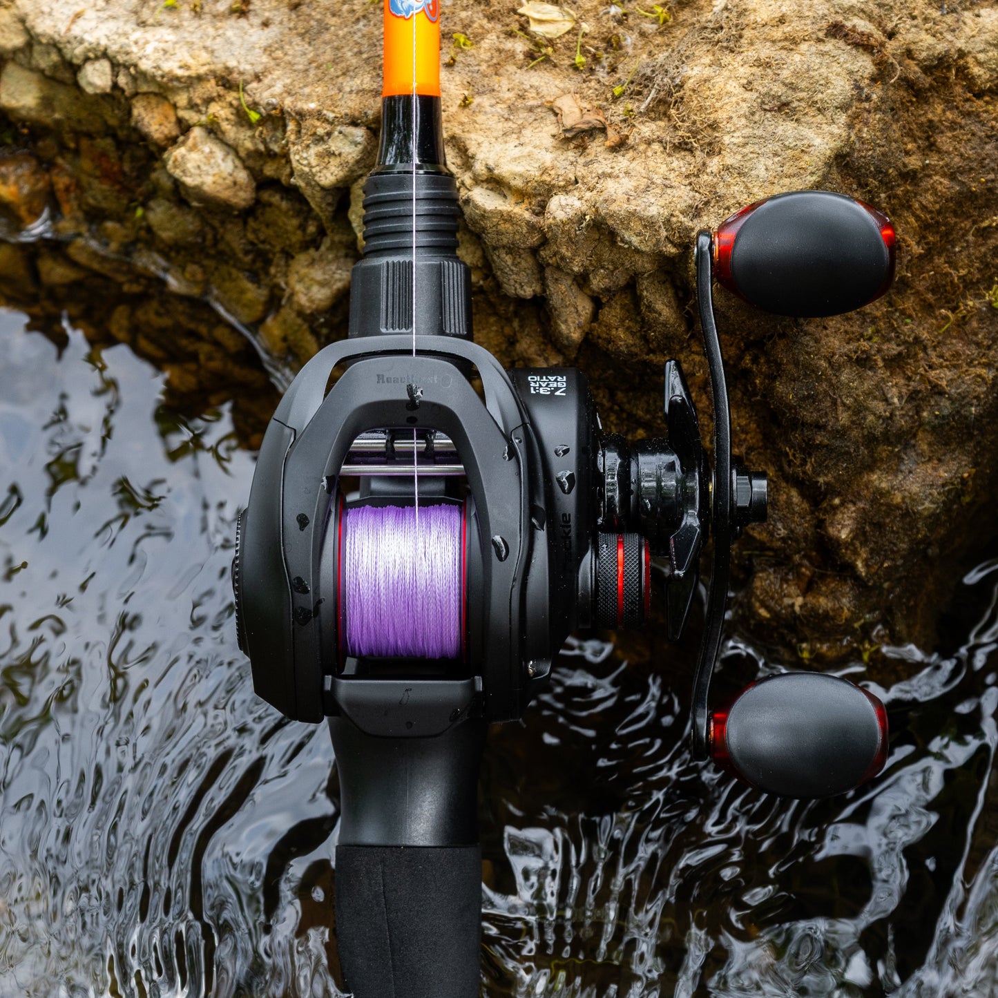 Reaction Tackle Braided Fishing Line - Purple - NEW Reaction Tackle