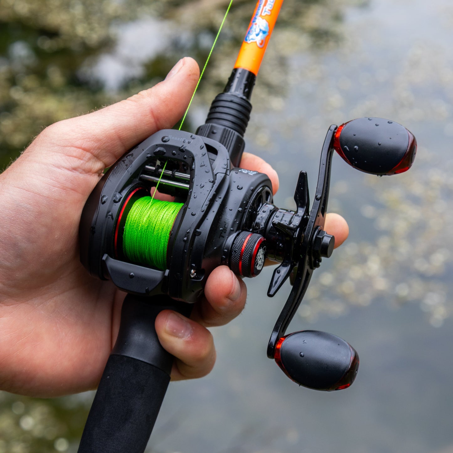 Reaction Tackle Braided Fishing Line - NO FADE Hi Vis Green - NEW Reaction Tackle
